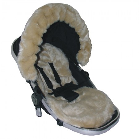 Seat Liner to fit iCandy Peach Pushchairs - Honey Faux Fur